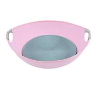 YolieraArt Four Seasons Niche universelle en feutre doux avec poignée renforcée, design semi-fermé pour chat d'intérieur, durable et facile à nettoyer (rose)