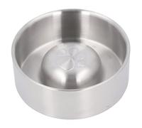 YolieraArt Gamelle à alimentation lente pour chien en acier inoxydable 304, double couche avec fond antidérapant résistif, alimentation lente pour chiens de grande et moyenne taille, (L)