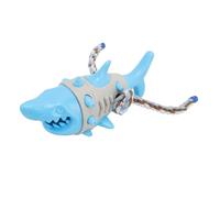 YolieraArt Jouet à mâcher pour chien, jouet distributeur de nourriture en forme de requin pour chiots animaux domestiques, nettoyage des dents, soulagement du stress, matériau résistant aux morsures