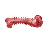 YolieraArt Jouet en caoutchouc artificiel à mâcher pour chiens de grande taille, bâton molaire résistant aux morsures, jouet de grincement des dents pour réduire la plaque, design d'os réaliste