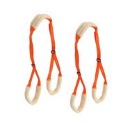 YolieraArt Lot de 2 harnais de soutien pour pattes arrière de chien, sangle en nylon velours corail doux, sangle réglable, aide à soulever les pattes arrière pour chiens âgés, handicapés, animaux