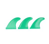 YolieraArt Lot de 3 ailerons rouges pour planche de surf, en PVC, bonne flexibilité, faciles à installer, stables pour le surf en mer, adaptés pour les longues planches de stand up paddle (vert)