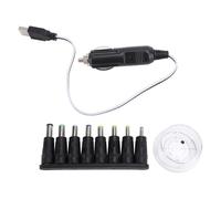 YolieraArt Lot de 8 connecteurs adaptateurs CC de type A H, avec chargeur de voiture, testeur d'angle de lumière, matériau haute résistance, facile à utiliser, pour voiture, camping-car, chariot