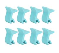YolieraArt Lot de 8 organiseurs de plaques de cuisson empilables en silicone pour feuilles de biscuits, supports de plateau économiseur d'espace, supports de présentation à bijoux universels