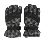 YolieraArt Men Winter Cycling Gloves, 1 Pair, Nylon Woven Material, Windproof Warm, 3.6x4.1x10.1in, Hook and Loop Wrist, 3D Finger Cutting, for Outdoor Skiing Motorcycle (L XL Size)