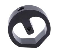 YolieraArt Mini adaptateur de trépied de 0,25 mm, trou de filetage 0,6 cm à 20, alliage d'aluminium, revêtement anodisé, compatible avec les adaptateurs de tuyau de trépieds, accessoires de vie de van