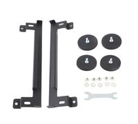 YolieraArt Mini support magnétique noir S T a r l i n k - Support satellite en métal - 4 aimants puissants - Compatible avec voiture, camping-car, bateau, avion, design compact - Portable avec réglage