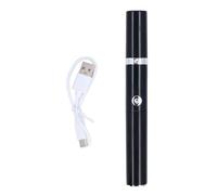 YolieraArt Recourbe-cils électrique chauffant 2 en 1 rechargeable par USB et tondeuse à sourcils, outil de maquillage portable avec température réglable (noir)
