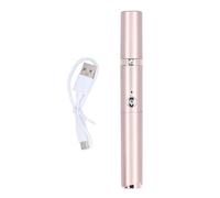 YolieraArt Recourbe-cils électrique chauffant, 2 en 1, rechargeable par USB, outil de maquillage portable et facile à transporter, température réglable (or champagne)