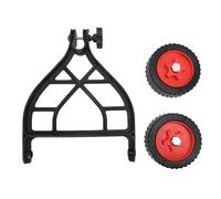 YolieraArt Roue de débroussailleuse en ABS pour débroussailleuse - Kit de conversion facile à installer avec bouton réglable pour l'efficacité du coupe-herbe de jardin