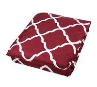 YolieraArt S of a G u a r d Sofa Pet Protector, 53x183cm Couvre-Coussin sans Glissement avec Sangles élastiques, Polyester Pongee pour Chiens et Chats, Rayures Rouges de vin (Single 53cm*183cm)