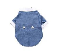 YolieraArt Smoking pour chiens et chats avec nœud papillon classique, style rétro en polyester doux pour chiens et chats de petite et moyenne taille pour mariage, Halloween, fête de Noël