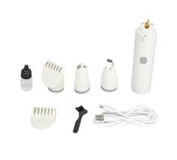 YolieraArt Tondeuse électrique pour animaux domestiques, faible bruit, rechargeable, outil de toilettage portable pour chien, multifonction pour chats, coupe la fourrure des pieds et des oreilles