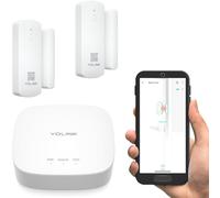 YoLinK Lora Kit de démarrage de capteur de Porte Intelligent : portée en Plein air de 0,6 km, rappels de Porte Ouverte à Gauche, SMS/SMS, e-Mail, alertes d'application, autonomie de la Batterie de 5