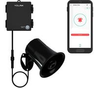 YoLink Sirène d'intérieur/extérieur Intelligente, 1/4 Mile, la Plus Longue portée sans Fil, Alimentation par Batterie, sirène Intelligente 110 DB, Compatible avec Alexa, YoLink Hub requis