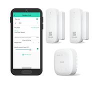 YoLink SpeakerHub et Deux capteurs de Porte Smart Home Kit de démarrage - Hub Audio Joue des tonalités/Sons, Messages parlés, portée de 0,4 km alimentée par Lora, WiFi requis