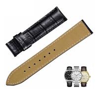 YOLIONU Pour Tissot 1853 Le Locke T462 ceinture homme femme bracelet en cuir avec boucle papillon accessoires de chaîne de montre(BlackgL,21mm)