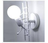 YOLISTAR Créatif Humanoïde Lampe Murale Interieur Applique Murale Moderne Lampe de Mur Max 60W E27 Art Déco pour Chambre D'enfants
