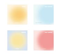 Yolk Studio Lot de 100 feuilles de notes adhésives dégradées, couleurs pastel, autocollantes, forme rectangulaire pour prise de notes, collection d'été