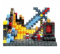 Yolla Loos Lot de 108 blocs de construction magnétiques - Mine magnétique - Portail magique - Carrelage magnétique - Jouet d'extérieur pour enfants - Jouet d'extérieur pour garçons et filles à partir