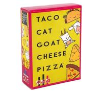 YOLMUNA Taco Chat Chèvre Fromage Pizza Jeu de Cartes pour 2 à 8 Joueurs à Partir de 8 Ans - Jeu de Fête pour Enfants et Adultes - 10 Min