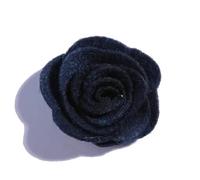 YOLNEY Roses en Feutre Non tissées pour Nouveau-né, 10 pièces, 4CM, Fleurs artificielles pour Embellissement décoratif de Mariage, pour la Maison, Jardin, Marine