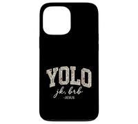 Yolo JK BRB Jesus Christ Funny Christian Easter Sunday Joke Coque pour iPhone 13 Pro Max