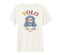 Yolo JK BRB Jesus Christ Funny Christian Easter Sunday Joke T-Shirt Haut de Gamme