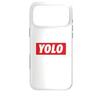 Yolo. on ne VIT qu'une Fois Meme Design Coque pour iPhone 17 Pro Max