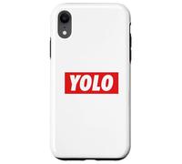 Yolo. on ne VIT qu'une Fois Meme Design Coque pour iPhone XR