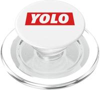 Yolo. on ne VIT qu'une Fois Meme Design PopSockets PopGrip pour MagSafe
