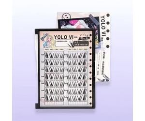YOLO YYX - Heroine Camellia Series Individual Bushy False Eyelashes - 2 Types Bushy - Pure Desire (7 pairs/56 clusters)