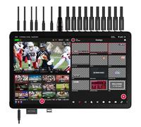 YOLOLIV YoloBox Extreme, Streaming en Tout-en-Un, Enregistrement 4K ISO | Encodeur, moniteur, commutateur et enregistreur, 10 HDMI(8 in / 2 out), 6 NDI, 3 USB entrées, RTMP/SRT, 10h d'autonomie