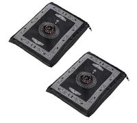 yolzhxe 2 Pièces Tapis de Priere de Poche, Musulman Tapis de Prière Portable avec Boussole et Sac de Transport, Set de D'Adoration Islamique, pour Cadeau Eid Ramadan et Activités de Religieuse