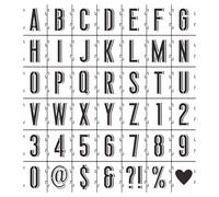 yolzhxe 42 Pièces Pochoirs Lettres et Chiffres, 10 cm Pochoirs Lettres Alphabets, Réutilisables Alphabets Numéro Modèles, pour Dessin Artistique Artisanat und Décoration DIY