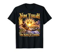 Yom Teruah The King is Coming Shofar Biblique Feast Hébreu T-Shirt