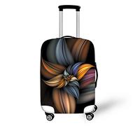yomeeaaaa Ravel Housse de protection pour bagages de 45,7 à 91,4 cm (L(bagages de 66 à 76,2 cm), Noir , L(25-28in)