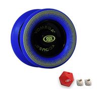 Yomega Xodus II YoYo - Comprenant la technologie de roulement à roulettes et des jantes en caoutchouc - YoYos professionnel Responsive Level Play (noir bleu)