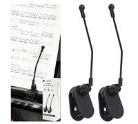 YOMEKASO Pince pour livre de musique de piano durable - Support de page pour pupitre de musique, parfait pour les accessoires de piano et les classeurs de musique