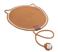 Yominerr 2 Pièces Corde de Coton Chat Griffoir Conseil Chat Griffoir Tapis Lit Tapis Griffe Aiguiseur Grattoirs pour Chat Meulage Tampon à Ongles, C