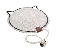 Yominerr 2 Pièces Corde de Coton Chat Griffoir Conseil Chat Griffoir Tapis Lit Tapis Griffe Aiguiseur Grattoirs pour Chat Meulage Tampon à Ongles, E