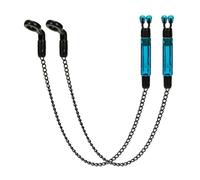 Yominerr 2 Pièces Détecteurs de Touche Pêche à la Carpe Balanceurs Bobines pour Indicateur D'Alarme de Pêche, Chaîne Alarme de Touche Outils de Pêche Bleu