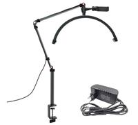 Yominerr 20 W 16 Pouces en Forme de U LED Demi-Lune Lampe de Beauté Anneau Sourcil Tatouage Salon de Beauté Lampe D'Extension de Cils Noir Prise UE