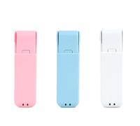 Yominerr 3 Pièces Mini Ventilateur Pliable Portable Chargeant des Appareils Électroménagers de Bureau Support Électrique Refroidisseur d'air