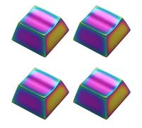 Yominerr 4pièces Keycaps Keycaps en Alliage D'Aluminium Keycaps Résistants à l'usure DIY Gaming Keycaps Clavier Mécanique Keycaps