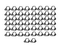 Yominerr 50 Pièces Colliers de Serrage pour Tuyaux PE Φ16 Tuyau D'Irrigation Fixé pour Éviter les Fuites D'Eau Accessoires de Tuyau D'Arrosage Goutte à Goutte Fixes