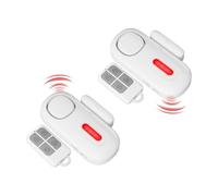 Yominerr Alarmes de Porte Sans Lorsqu' Sont Ouvertes avec Télécommande, Carillon de Capteur de Sécurité de Porte, Alarme de Fenêtre, Alarme de Piscine, Alarme de Porte, Lot de 2