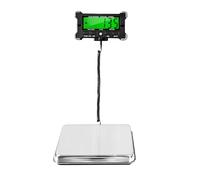Yominerr Balance Numérique PS21 200 Kg Balance Postale Électronique Balance au Sol en Acier Inoxydable Affichage LCD Rétroéclairé Balance Portable