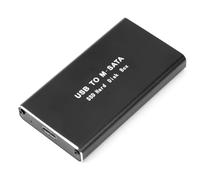 Yominerr Boîtier de Disque Dur Externe MSATA vers USB 3.0/3.1 SSD Enclosure, Support de Stockage Mini SSD, Adaptateur de Disque Dur Externe