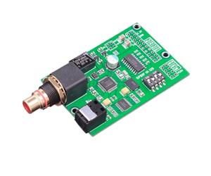 Yominerr Carte de Traitement Du Signal Audio avec Commutation de Conversion Du Signal, Interface Numérique I2S pour USB, Interface Numérique USB Italienne Amanero, I2S, IIS Optique Coaxiale Analogique